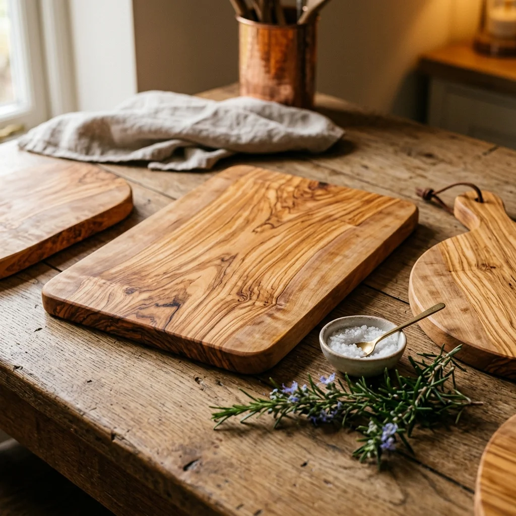 Tagliere artigianale in legno d'ulivo